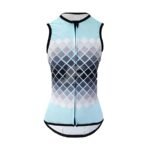 Women Custom Sublimation Printed Sleeveless Cycling Jersey