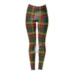 Women Checkered Design Sublimation Printed Yoga Workout Leggings