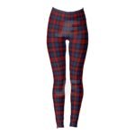 Women Checkered Design Sublimation Printed Yoga Workout Leggings