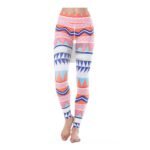 Women Sublimation Printed High Waist Yoga Workout Leggings