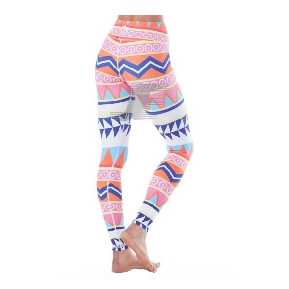 Women Sublimation Printed High Waist Yoga Workout Leggings