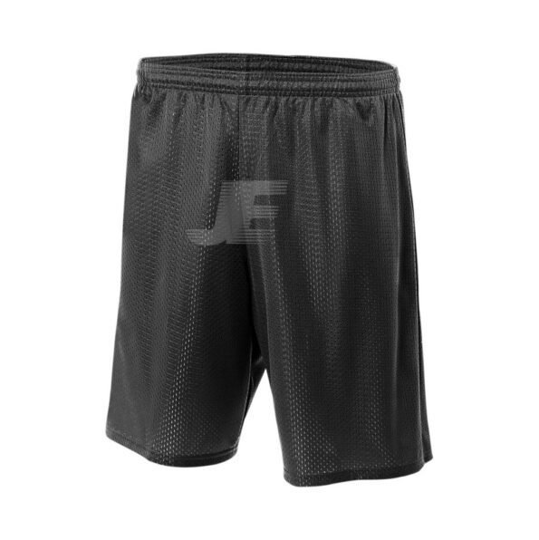Customized Lined Red Tricot Mesh Basketball Shorts