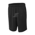 Multipurpose Textured Mesh Blue Pocketed Training Shorts