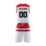 Custom Name Numbers Two Color Cut & Sew Basketball Uniform