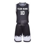 Customized Sublimation Printed Round Neck Basketball Uniform