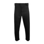 Open Bottom Wrap Knit Tapered Baseball Pant